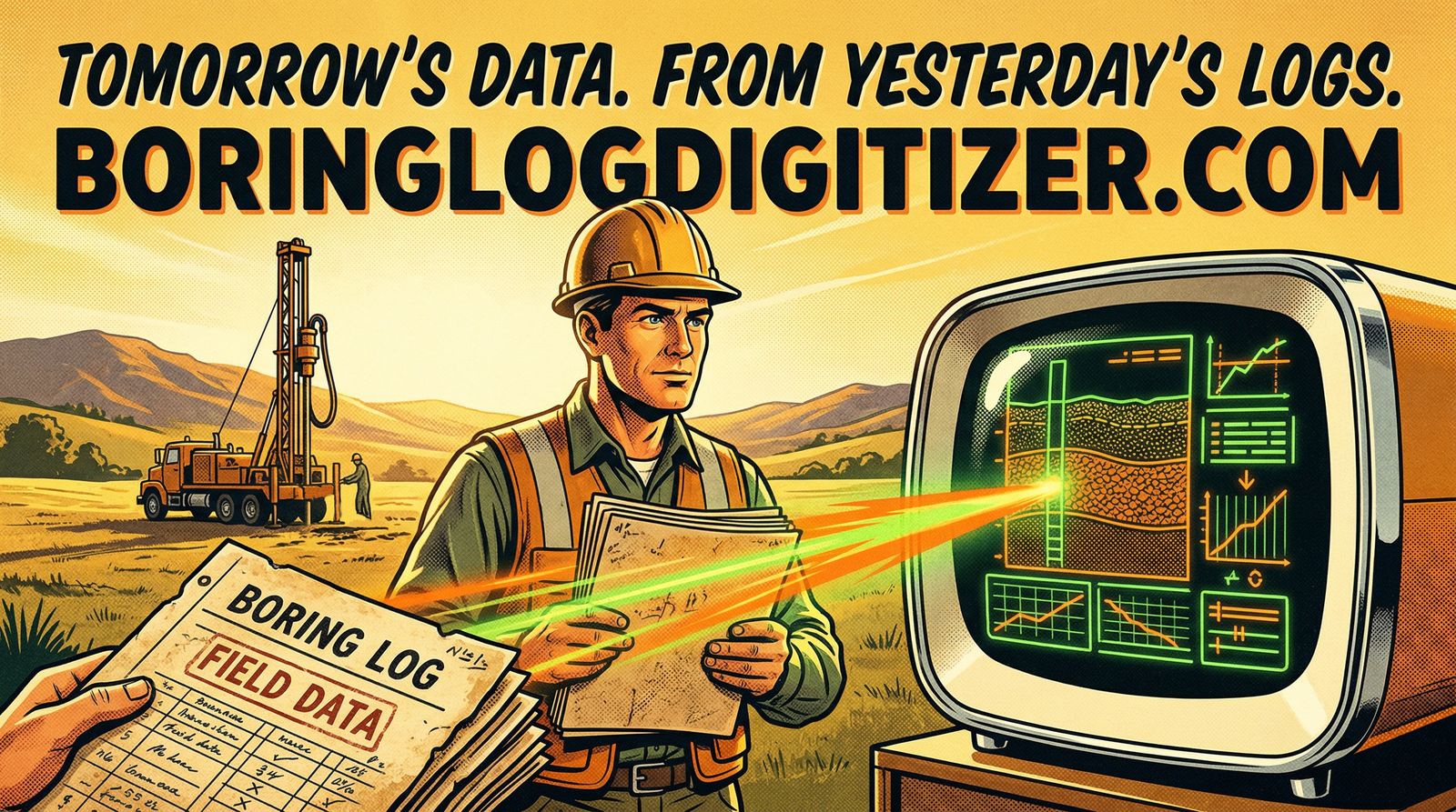 Boring Log Digitizer — Tomorrow's Data From Yesterday's Logs
